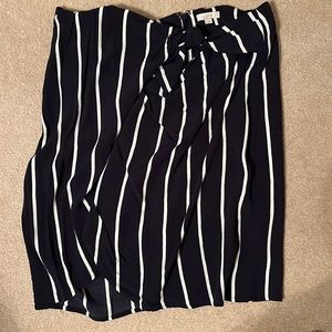Loft striped skirt